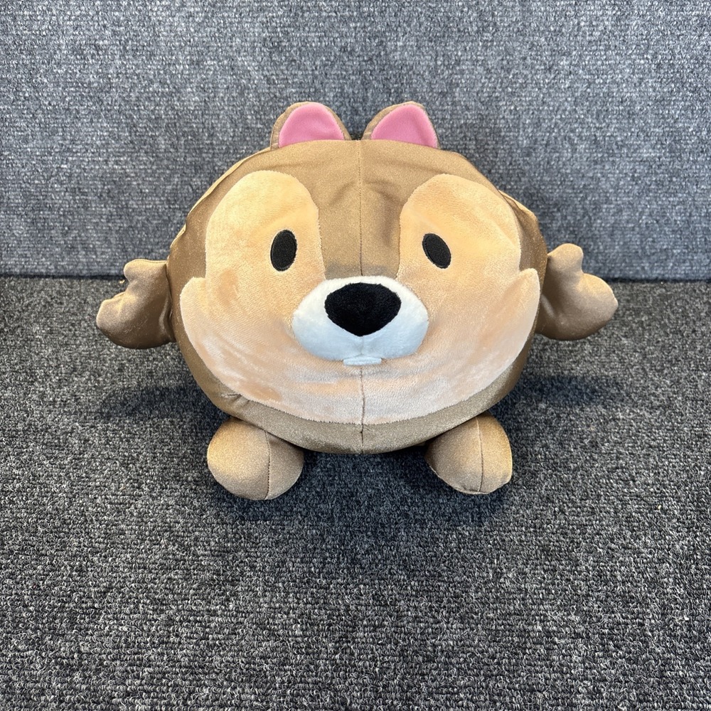Disneyland Walt Disney World Round Chip or Dale Chipmunk Plush Chip 10"